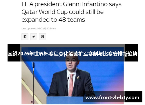 围绕2026年世界杯赛程变化解读扩军赛制与比赛安排新趋势